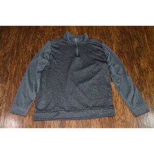 Men's Pullover Sweatshirt Size 2XL Under Armour Quarter Zip Gray READ Athletic